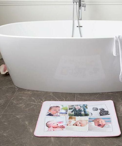 Badematte gestalten
